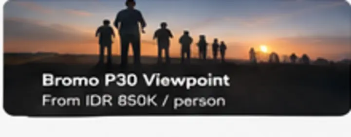 Private viewpoint experience at Mount Bromo