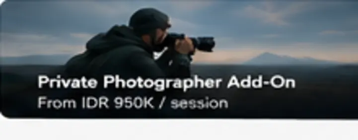 Photographer capturing Mount Bromo landscape