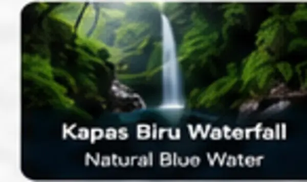 Kapas Biru Waterfall in East Java