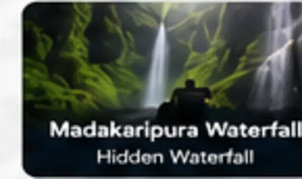 Madakaripura Waterfall near Mount Bromo