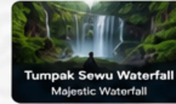 Tumpak Sewu Waterfall in Lumajang
